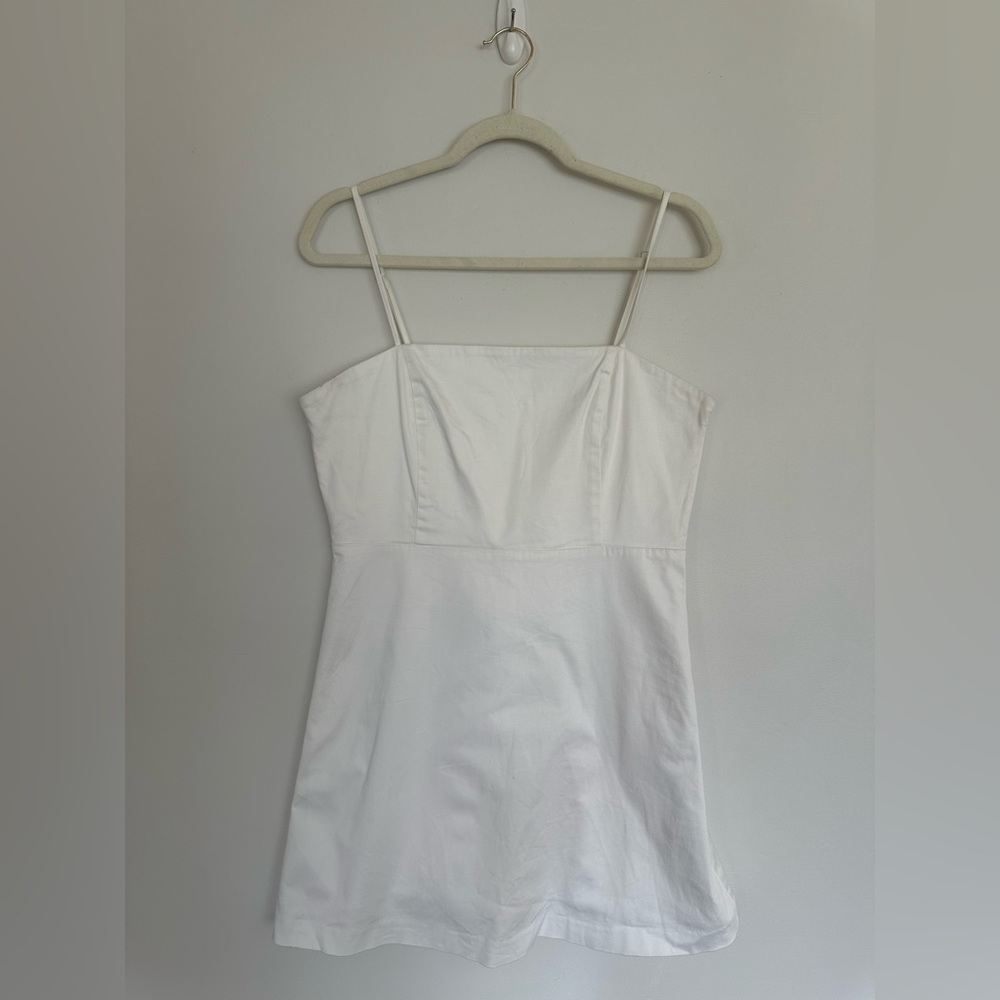 Lab Los Angeles Women’s White‎ Spaghetti Strap Mini Dress Size L